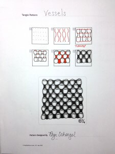 Vessels Zentangle Pattern